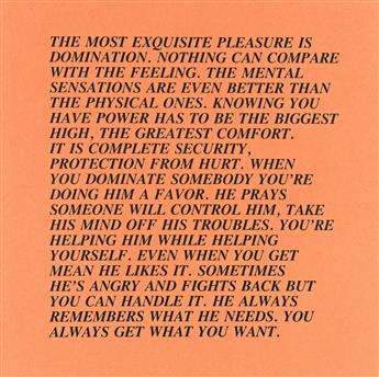 JENNY HOLZER Inflammatory Essays.